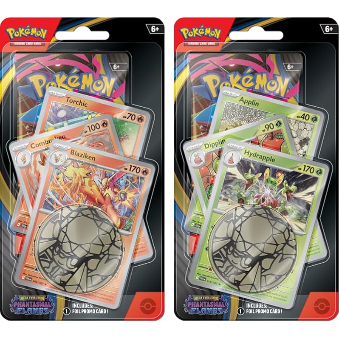 rayihni POKEMON TCG | MEGA EVOLUTION | PHANTASMAL FLAMES BLISTER PACK (1 BOOSTER PACK, 3 PROMO CARDS AND 1 COIN) | 15+ YEARS - Image 3